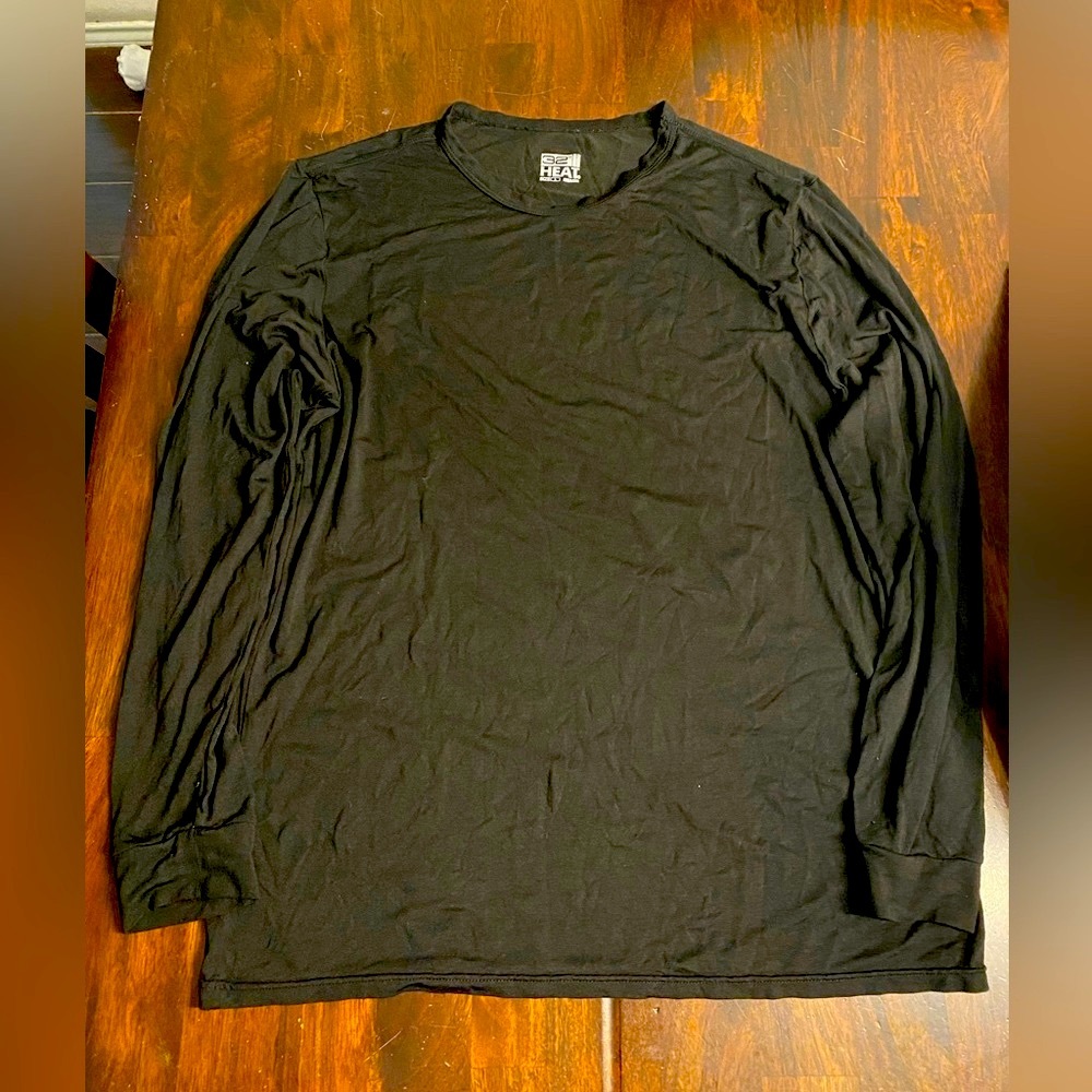 Men’s Thermals 32 Degrees Black Size Large